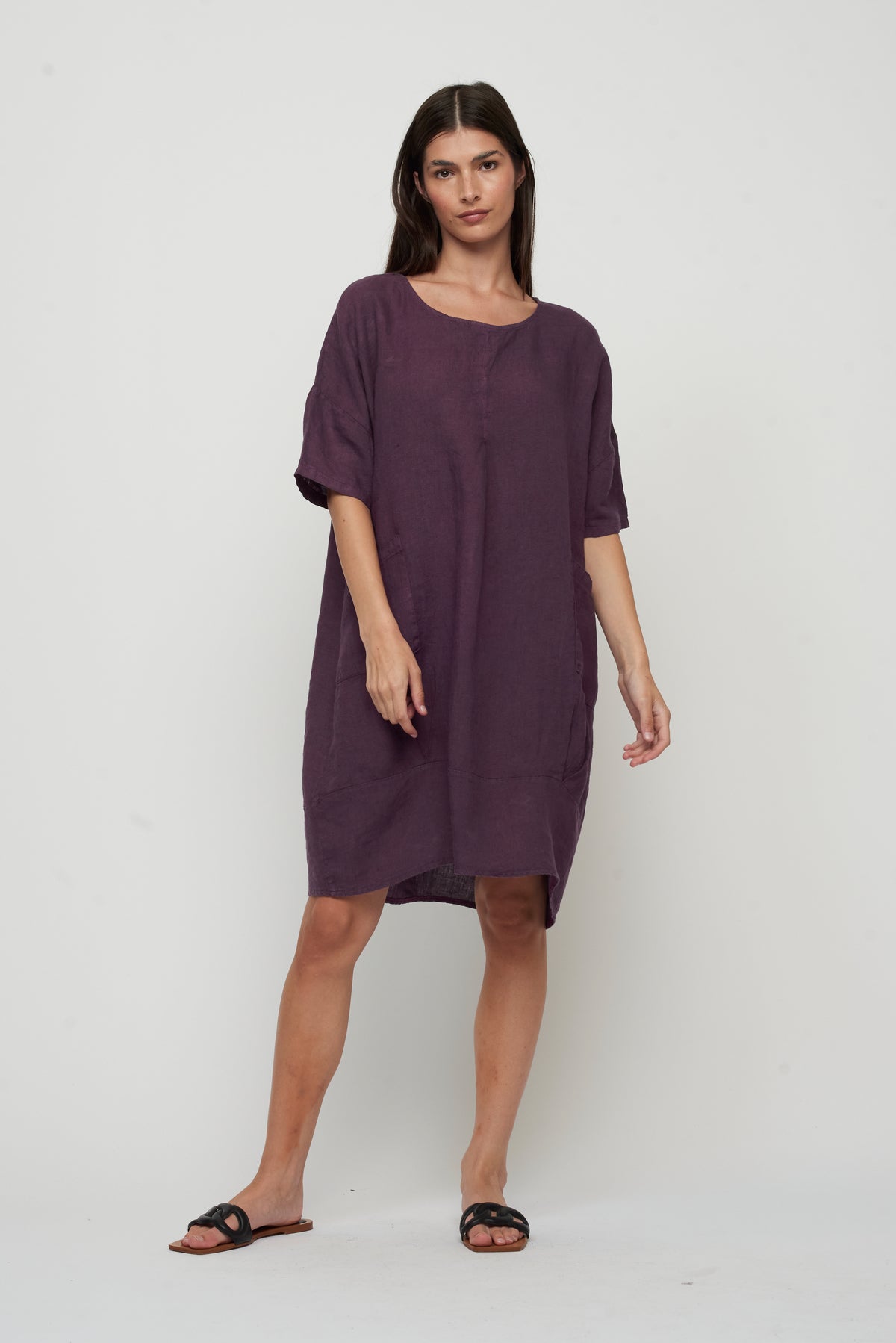 Bubble Linen Dress
