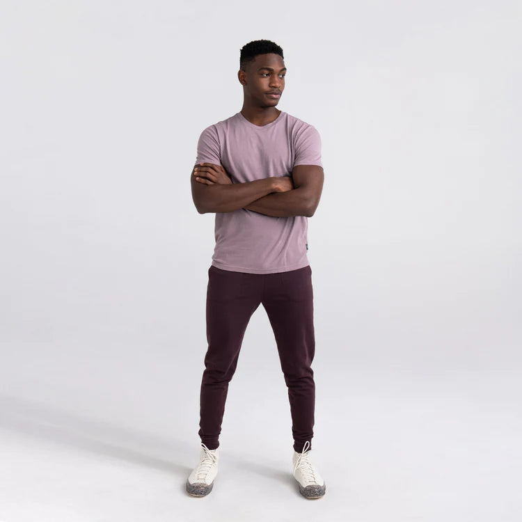 3SIX FIVE TEE - PURPLE CHALK