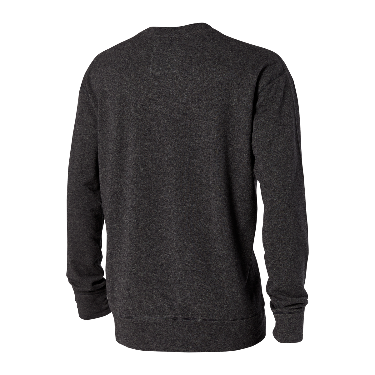 3SIX FIVE LS CREW - BLACK HEATHER