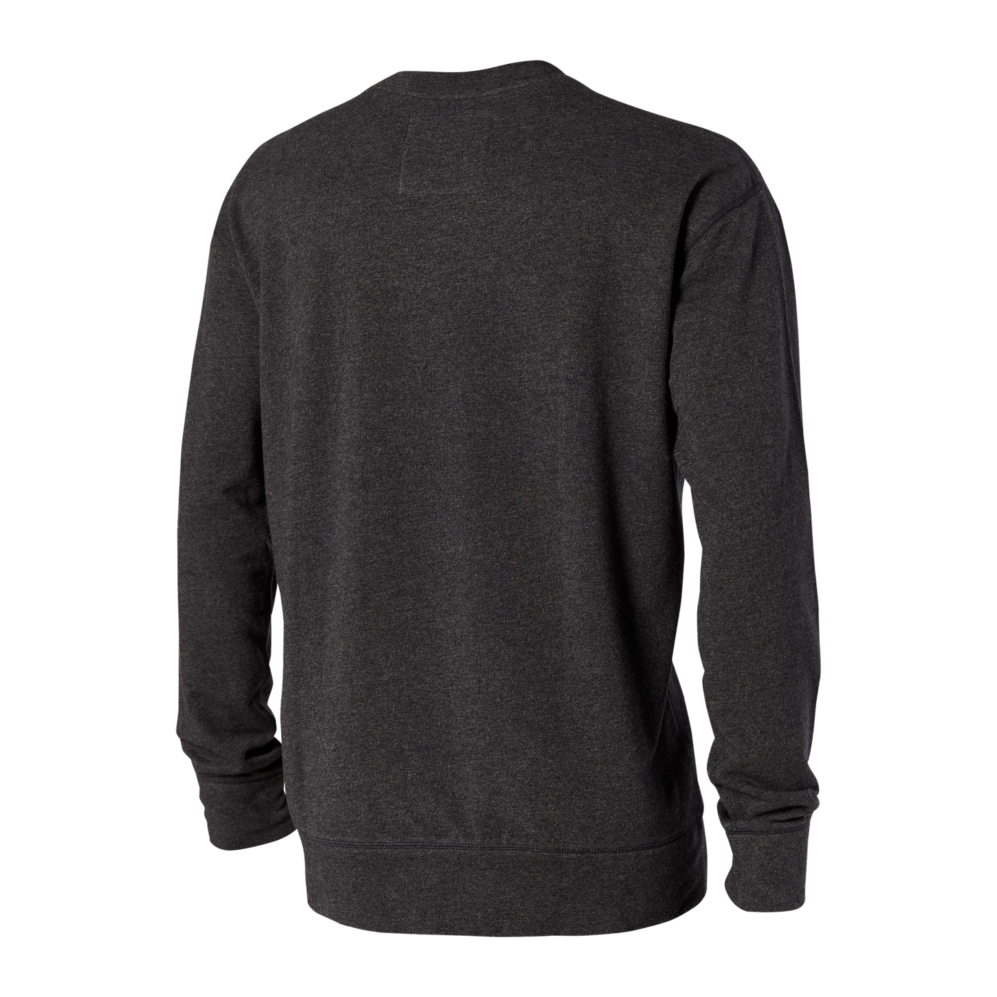 3SIX FIVE LS CREW - BLACK HEATHER