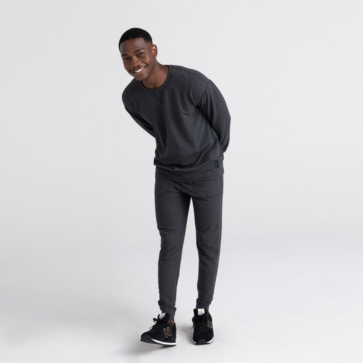 3SIX FIVE PANT - BLACK HEATHER