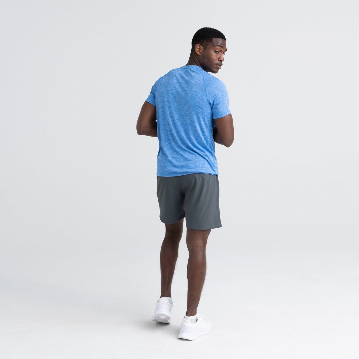 AERATOR SS TEE - RACER BLUE HEATHER